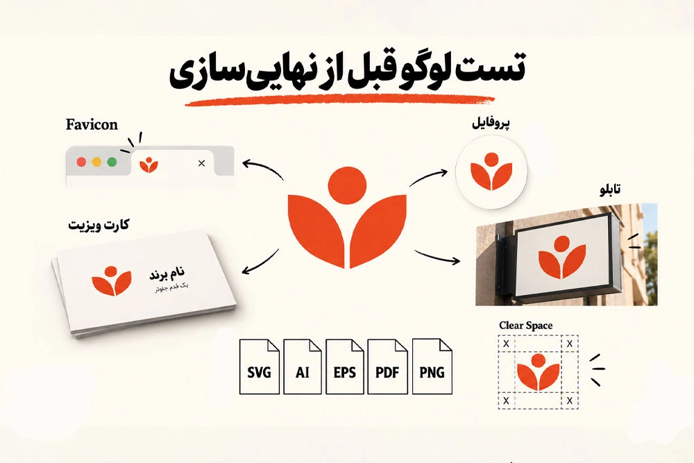 بررسی نهایی لوگو