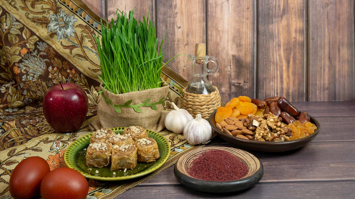 تصویر سفره هفت سین برای عید نوروز ایرانی