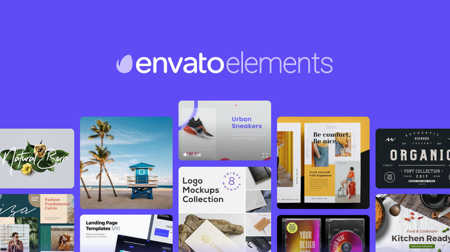 انواع فایل‌ها و منابعی که سایت Envato در اختیار کاربران قرار می‌دهد